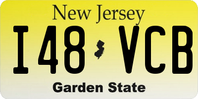 NJ license plate I48VCB