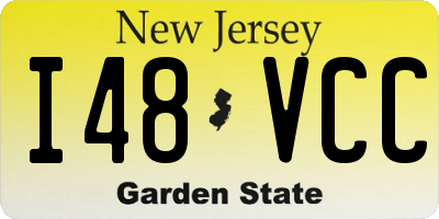 NJ license plate I48VCC