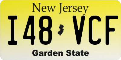 NJ license plate I48VCF