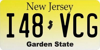 NJ license plate I48VCG