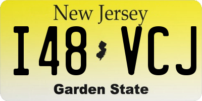 NJ license plate I48VCJ