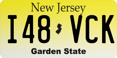 NJ license plate I48VCK