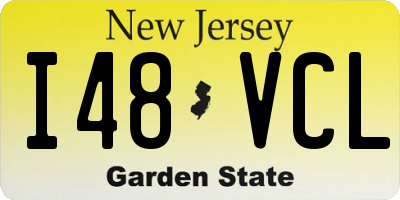 NJ license plate I48VCL