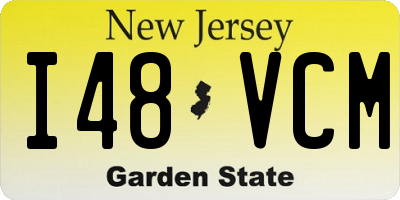NJ license plate I48VCM