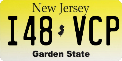 NJ license plate I48VCP