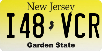 NJ license plate I48VCR