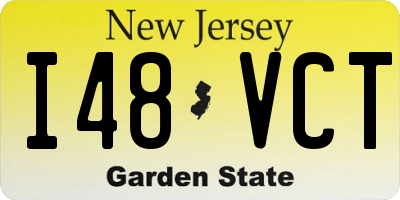 NJ license plate I48VCT