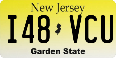 NJ license plate I48VCU