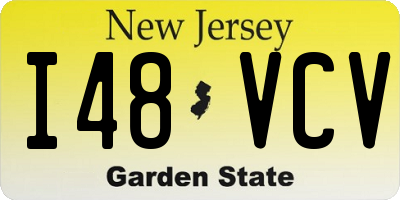 NJ license plate I48VCV
