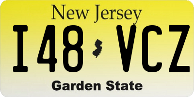 NJ license plate I48VCZ