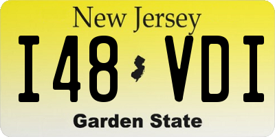 NJ license plate I48VDI