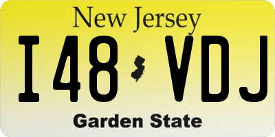NJ license plate I48VDJ