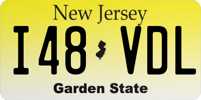 NJ license plate I48VDL