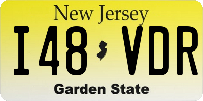 NJ license plate I48VDR