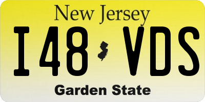 NJ license plate I48VDS