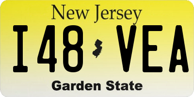 NJ license plate I48VEA