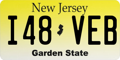 NJ license plate I48VEB