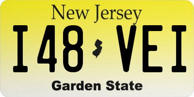 NJ license plate I48VEI