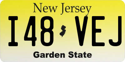 NJ license plate I48VEJ