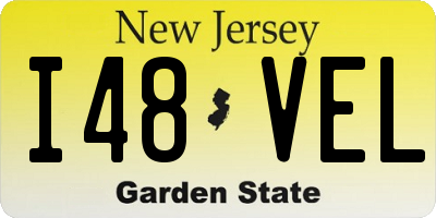 NJ license plate I48VEL