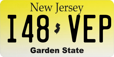 NJ license plate I48VEP