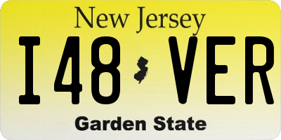 NJ license plate I48VER