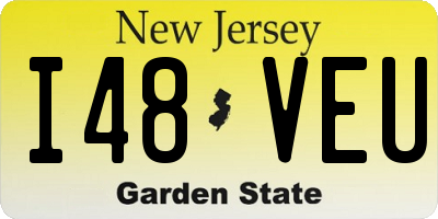 NJ license plate I48VEU