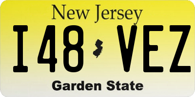 NJ license plate I48VEZ