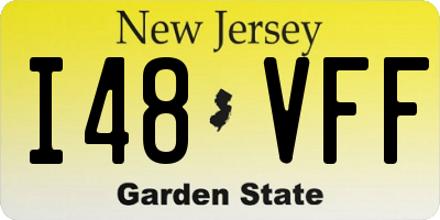 NJ license plate I48VFF