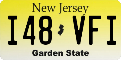 NJ license plate I48VFI