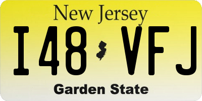 NJ license plate I48VFJ