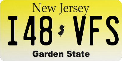 NJ license plate I48VFS