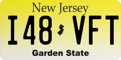 NJ license plate I48VFT