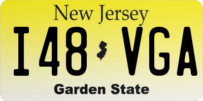 NJ license plate I48VGA