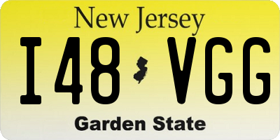 NJ license plate I48VGG