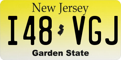 NJ license plate I48VGJ