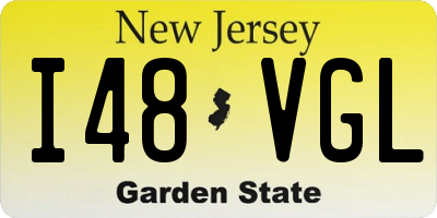 NJ license plate I48VGL