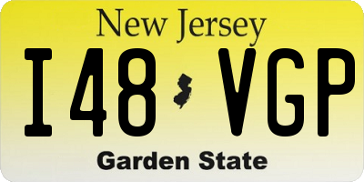 NJ license plate I48VGP