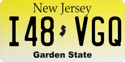 NJ license plate I48VGQ