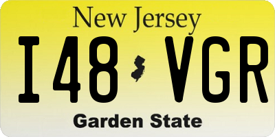 NJ license plate I48VGR