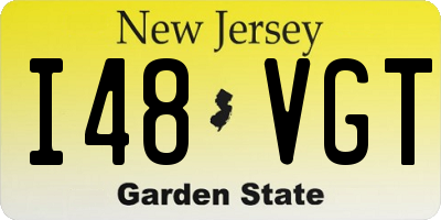 NJ license plate I48VGT