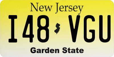 NJ license plate I48VGU