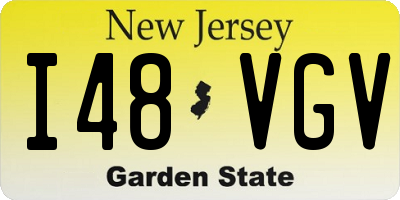 NJ license plate I48VGV