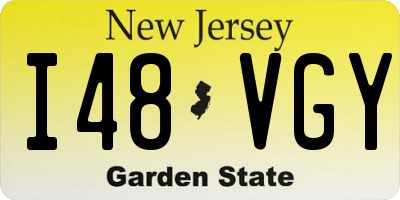 NJ license plate I48VGY