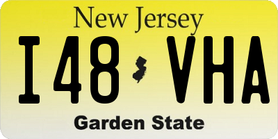 NJ license plate I48VHA
