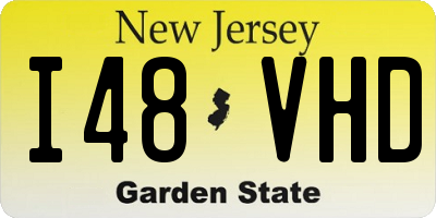 NJ license plate I48VHD