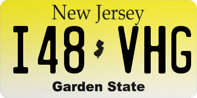 NJ license plate I48VHG
