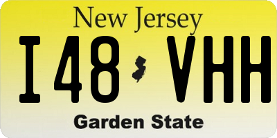 NJ license plate I48VHH