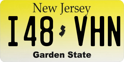 NJ license plate I48VHN