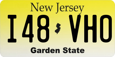 NJ license plate I48VHO